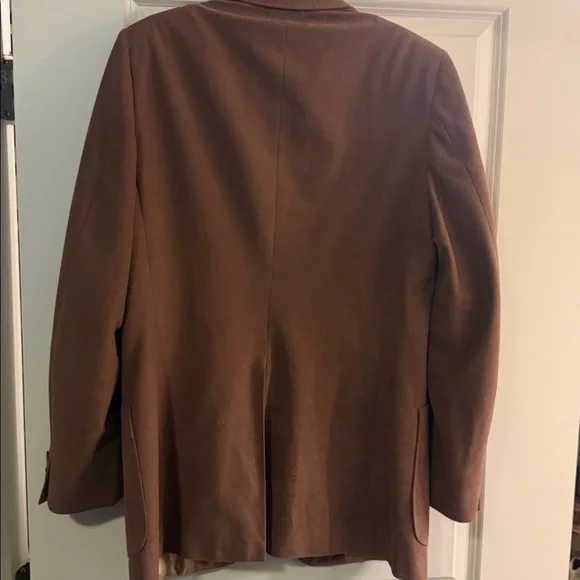 Men's Brown Blazer desert suede. vintage.